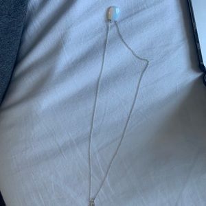 Dogeared silver opal necklace